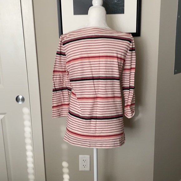 Striped Loft 3/4 Sleeve Top! - Picture 4 of 7